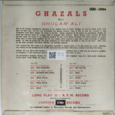 Ghulam Ali - Ghazals (Vinyl)